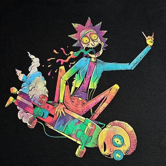 Rick and Morty Sweatshirt Size Large - Picture 2 of 5
